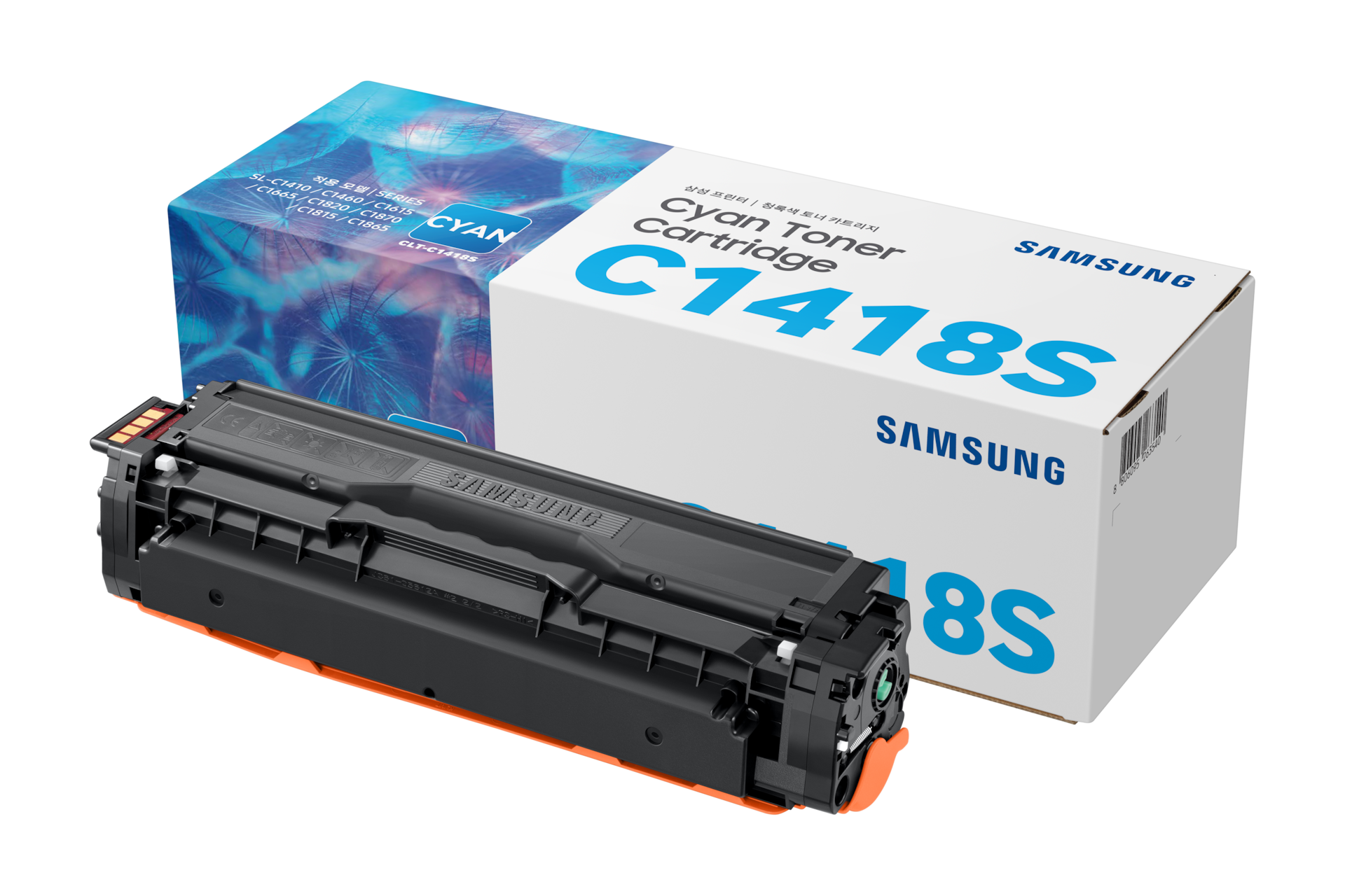 삼성전자 정품 CLT-C1418S 토너(파랑) 제품 이미지